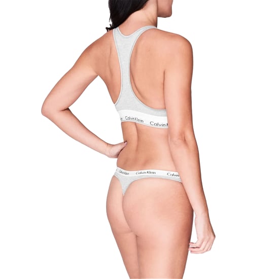 Calvin Klein - Bralette für Damen, Baumwollmischung (Grau) - Image 4