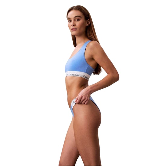 Calvin Klein - Bralette für Damen, Baumwollmischung (Blau) - Image 4