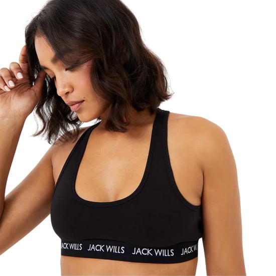 Jack Wills - "Dibsdall" Bralette für Damen, Baumwolljersey (2er-Pack) (Schwarz) - Image 2