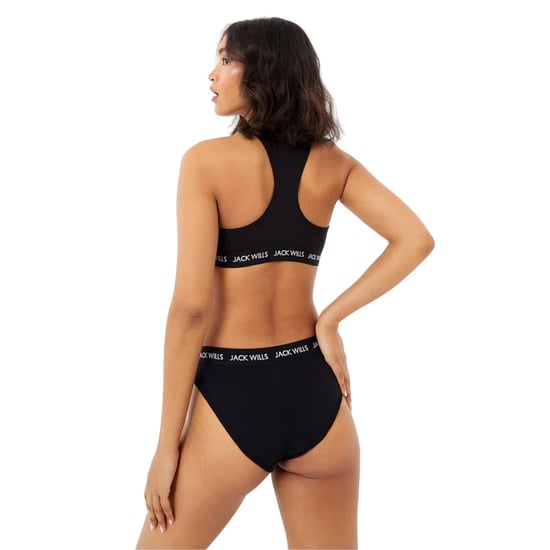 Jack Wills - "Dibsdall" Bralette für Damen, Baumwolljersey (2er-Pack) (Schwarz) - Image 3