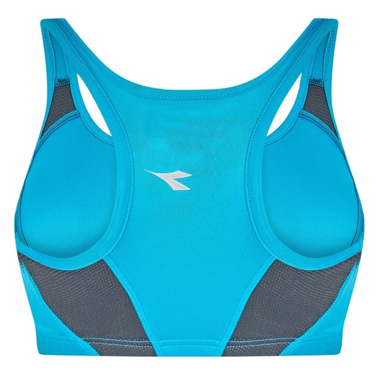 Diadora - Sport-BH für Damen, Runder Auschnitt (Fluoreszierendes Blau) - Image 2