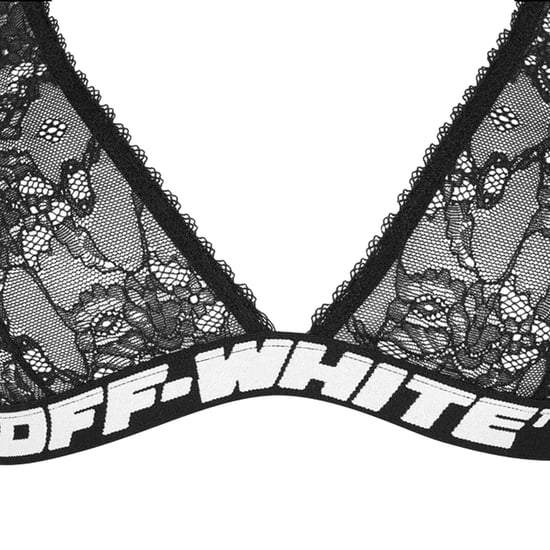 Off White - Bralette für Damen, Spitze (Schwarz) - Image 3