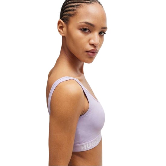 Hugo - "Sporty" Bralette für Damen, Baumwolljersey (Violett) - Image 4