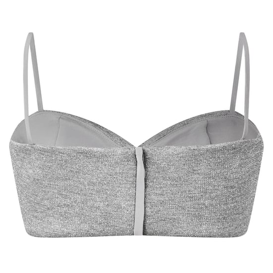 Off White - Tube-Top für Damen, kurz geschnitten (Silber) - Image 2