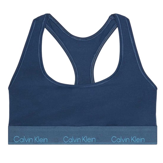 Calvin Klein - Bralette für Damen, Baumwollmischung (Dunkles Jeansblau) - Image 2