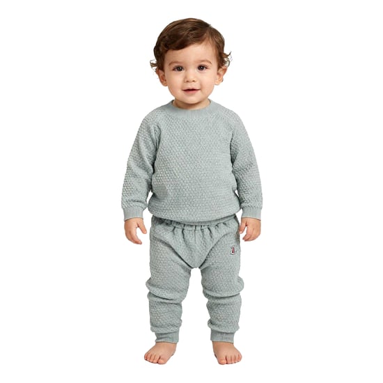 Jack Wills - Loungewear Set für Baby, Pointelle-Stoff (Babyblau) - Image 5