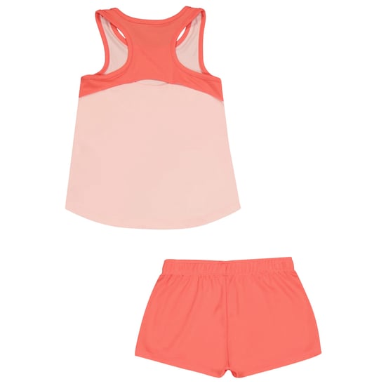 Nike - Set Oberteil & Shorts für Mädchen, Netzmaterial, Ärmellos (Koralle) - Image 2