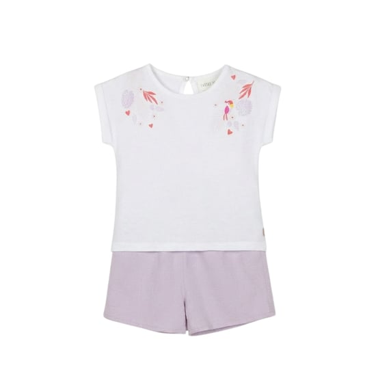 Carrement Beau - T-Shirt und Shorts für Kinder (Weiß) - Image 1