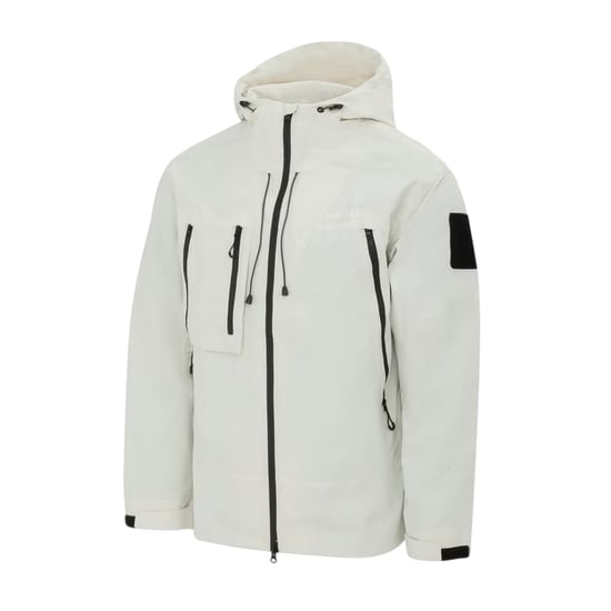 Firetrap - Windjacke für Herren, mit Kapuze, winddicht (Weiß) - Image 3