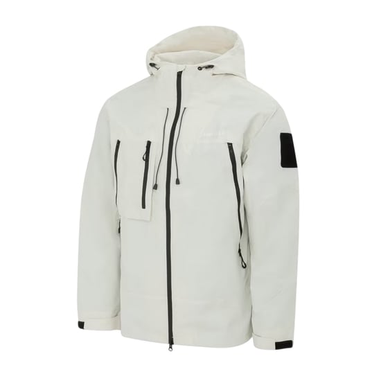 Firetrap - Windjacke für Herren, mit Kapuze, winddicht (Beige) - Image 3