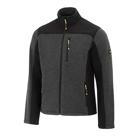 Dunlop - "On Site" Fleecejacke für Herren (Schwarz/Grau) - Image 4