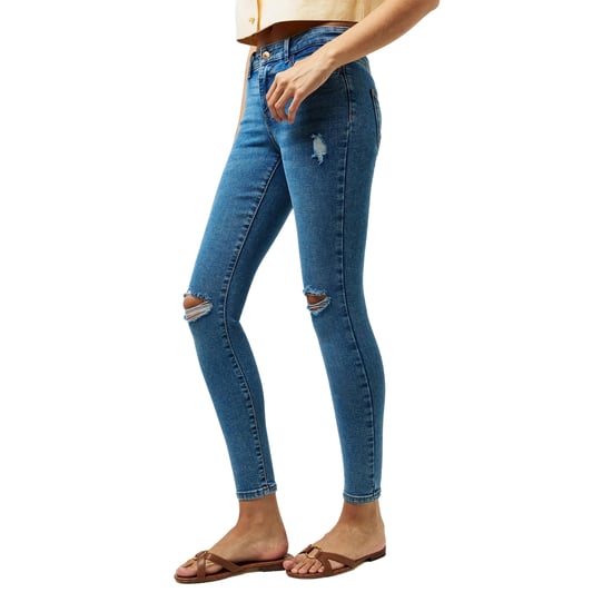 Pieces - Jeans für Damen (Blaues Denim) - Image 3