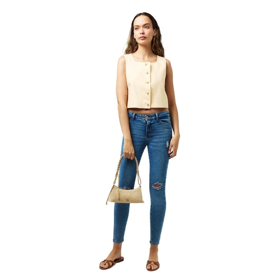 Pieces - Jeans für Damen (Blaues Denim) - Image 5