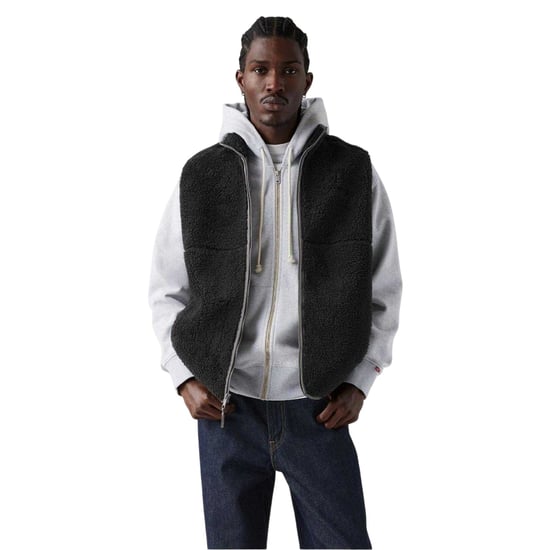 Levis - "Summit" Weste für Herren, Teddy (Samtschwarz) - Image 4