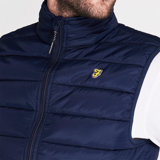 Farah - "Dover" Weste für Herren (warmes Blau) - Image 4