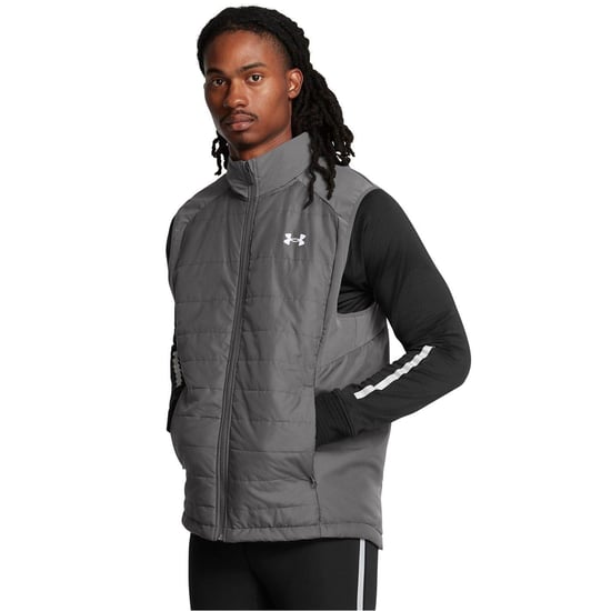 Under Armour - "Vitality" Top für Herren, Laufen, Ärmellos (Grau Dämmerung) - Image 2