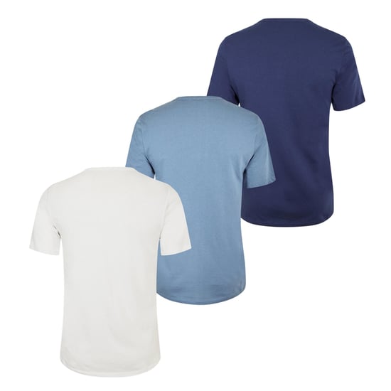 Hugo - Schlafanzug-Oberteil für Herren (3er-Pack) (Blau/Weiß/Dunkles Marineblau) - Image 2