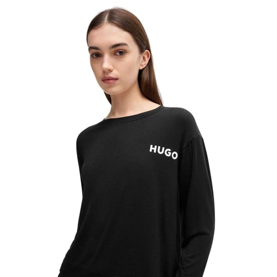 Hugo - "Unite" Schlafanzug-Oberteil für Damen, leger, Langärmlig (Schwarz) - Image 4