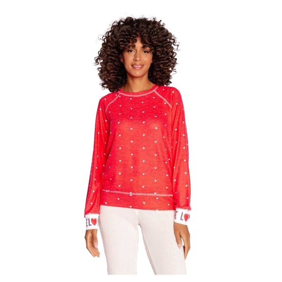 PJ Salvage - "Loved" Pullover für Damen, leger, Raglanärmel (Rot) - Image 2