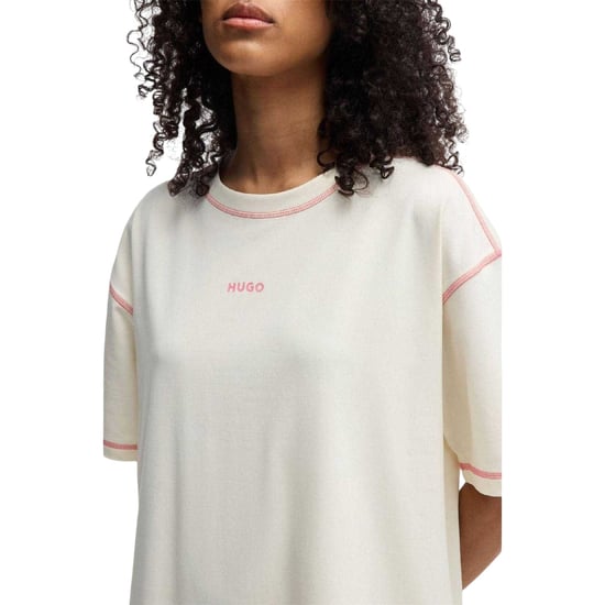 Hugo - T-Shirt-Kleid für Damen, Baumwolle (Natürlich) - Image 4