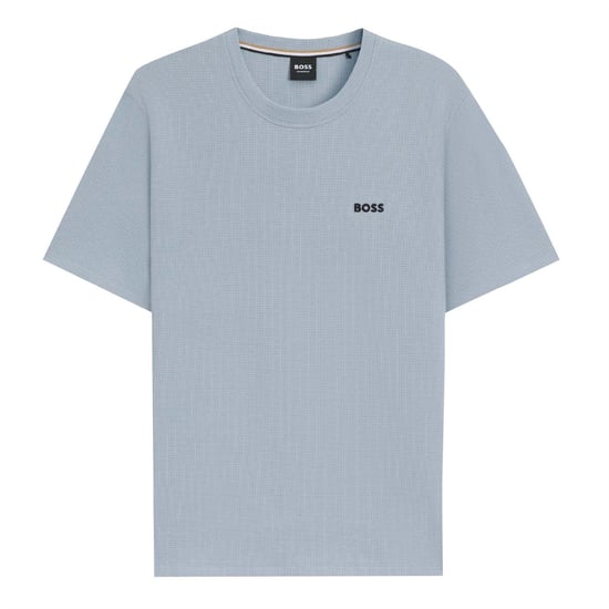 Boss - Schlafanzug-Oberteil für Herren, Waffelstoff (Blau) - Image 2