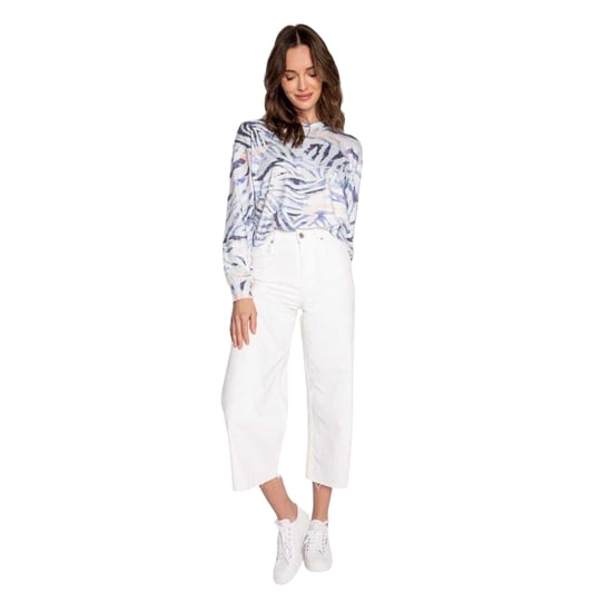 PJ Salvage - Schlafanzug-Oberteil für Damen, Jersey, Langärmlig (Blau Grau) - Image 1
