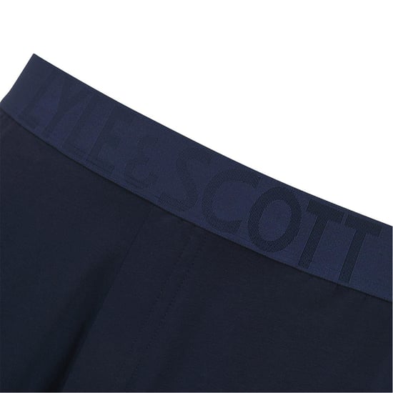 Lyle & Scott - "Idris" Loungewear Set für Herren, Rundhalsausschnitt, kurzärmlig (Dunkles Jeansblau) - Image 4