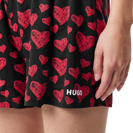 Hugo - "Nikka" Schlafanzug-Shorts für Damen (Rot) - Image 4