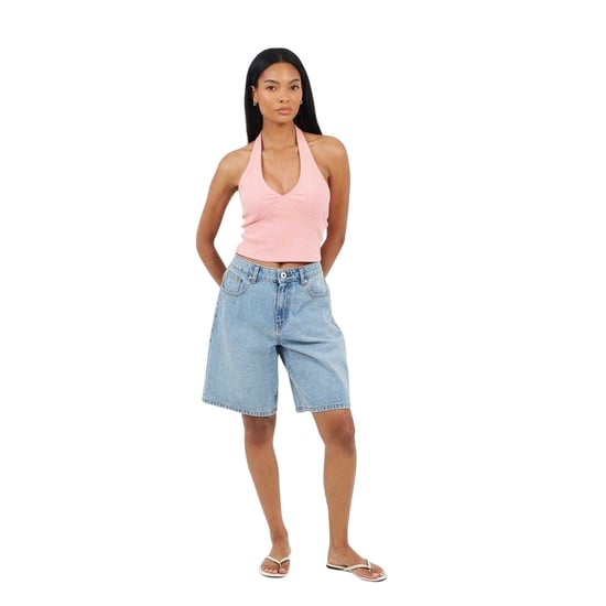 Brave Soul - Kurzes Top für Damen, Neckholder, Ärmellos (Pink/Violett) - Image 1