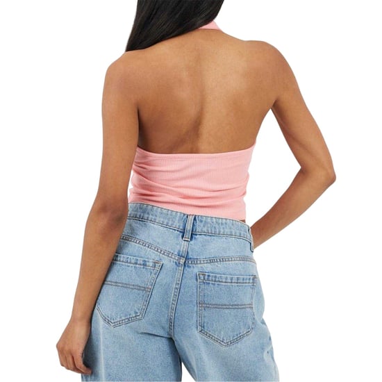 Brave Soul - Kurzes Top für Damen, Neckholder, Ärmellos (Pink/Violett) - Image 3