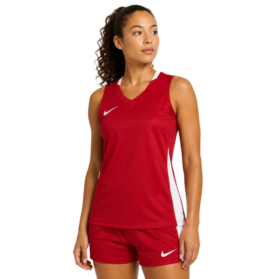Nike - Trikot für Damen, Ärmellos (Universitäts-Rot/Weiß) - Image 3