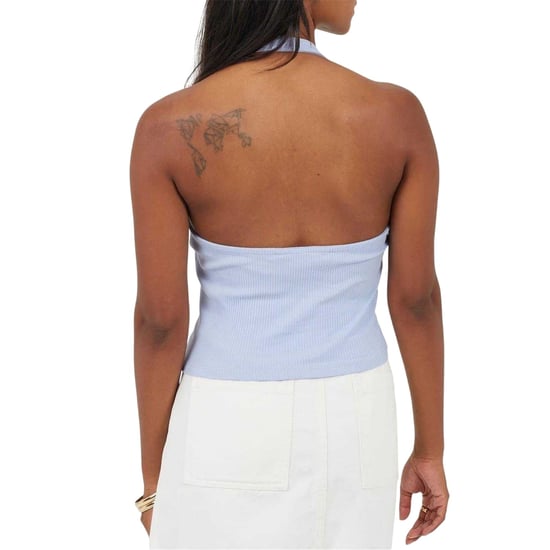 Brave Soul - Kurzes Top für Damen, Neckholder, Ärmellos (Blau) - Image 3