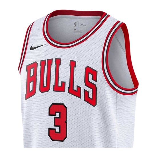 Nike - "Swingman" Basketball-Trikot für Kinder, Ärmellos (Weiß) - Image 3