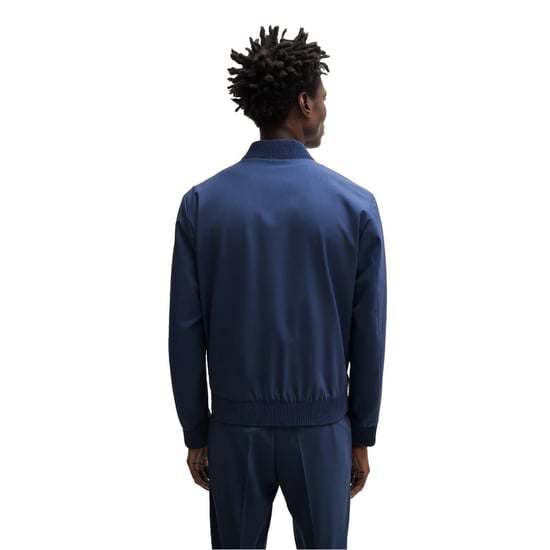 Boss - Bomberjacke für Herren, Reißverschlusstasche, Regulär (Marine) - Image 2