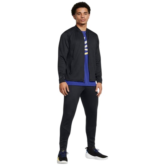 Under Armour - "Curry" Jacke für Herren, Feuchtigkeitsabweisend, Reise, Raglanärmel (Dreifaches Schwarz) - Image 3