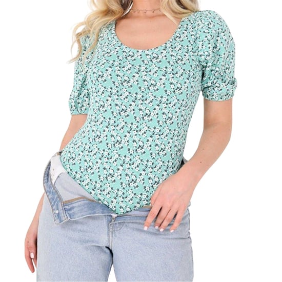 Brave Soul - Bodysuit für Damen, Puffärmel (Grün) - Image 3