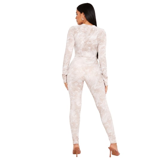 Missy Empire - Bodysuit für Damen, Tropfenausschnitt (Steinfarben) - Image 1