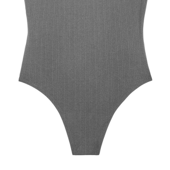 Wolford - Bodysuit für Damen, Rippenstrick (Rauch-Grau) - Image 3
