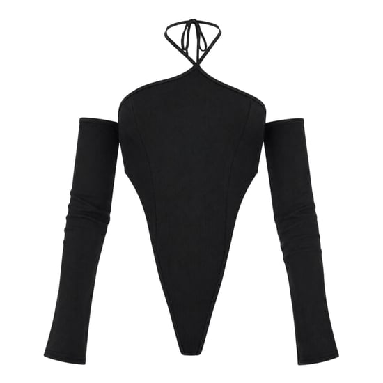 Missy Empire - Bodysuit für Damen, gerippt (Schwarz) - Image 2