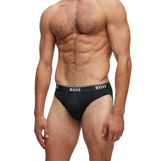 Boss - Slips für Herren, Premium-Baumwolle (3er-Pack) (Schwarz/Weiß/Grau) - Image 2