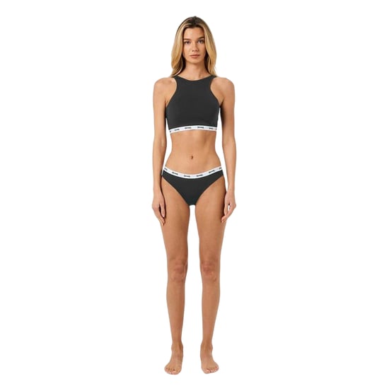 Lonsdale - Sport-BH für Damen, Baumwolle (Schwarz) - Image 1