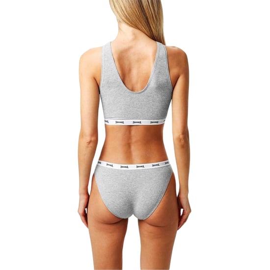 Lonsdale - Sport-BH für Damen, Baumwolle (Grau meliert) - Image 3