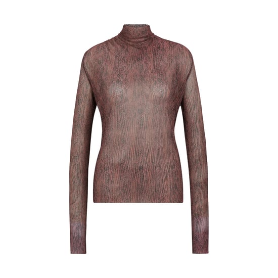 Boss - "Emata" Oberteil für Damen, Stehkragen, Schmal (Marmoriert) - Image 2