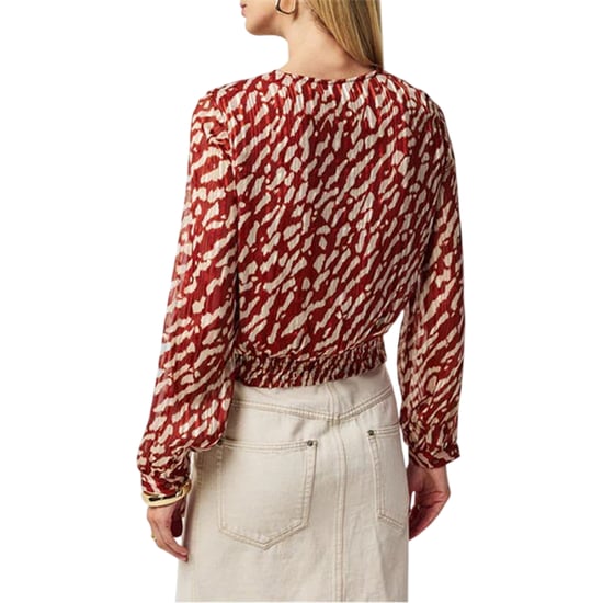 Vero Moda - Wickel-Oberteil für Damen, V-Ausschnitt (Gebrannter Ziegelstein) - Image 2