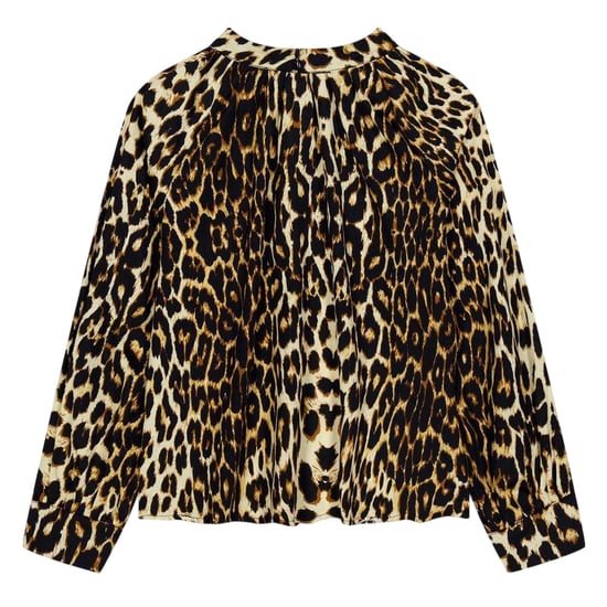 Biba - Bluse für Mädchen, Ballonärmel (Braun/Schwarz) - Image 2
