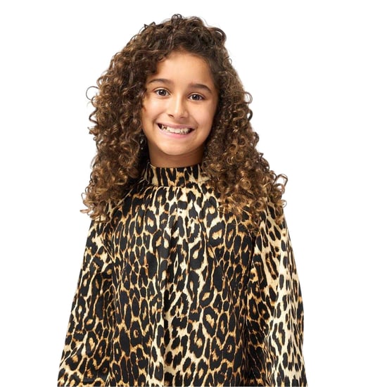 Biba - Bluse für Mädchen, Ballonärmel (Braun/Schwarz) - Image 4