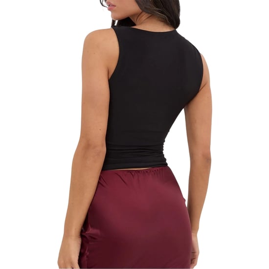 I Saw It First - Top für Damen, Anliegend, Ärmellos (Schwarz) - Image 3