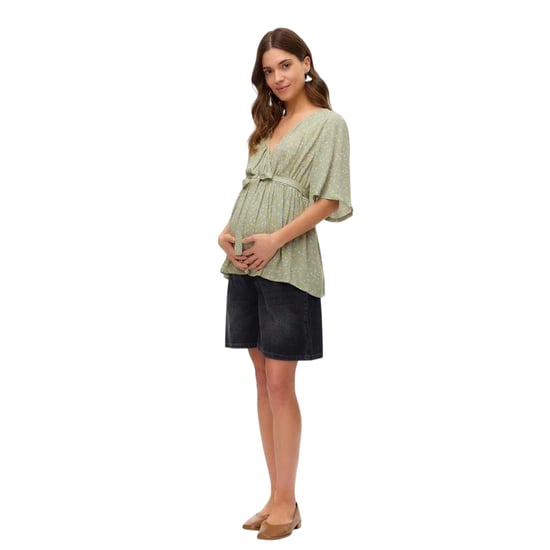 Mamalicious - Wickel-Oberteil für Damen, Umstandskleidung (Tee) - Image 1