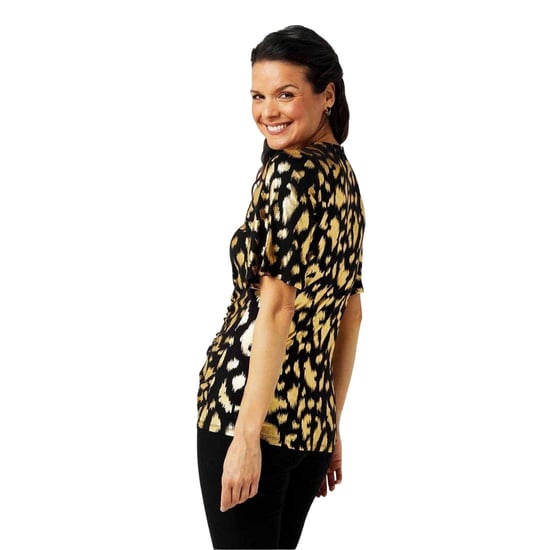 Biba - Oberteil für Damen, Jersey (Braun/Schwarz) - Image 3