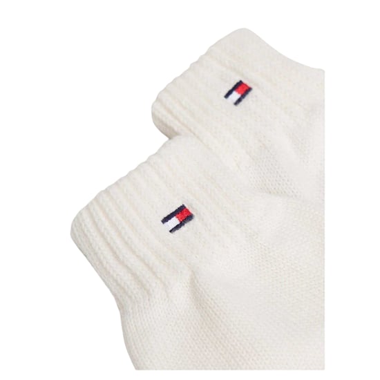 Tommy Hilfiger - Flaggenlogo-Handschuhe für Kinder, Jerseyware (Weiß) - Image 3